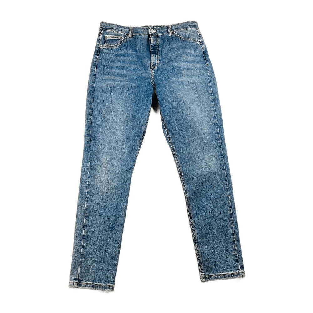 Topshop Jamie Jeans‎ Women W34 L30 Blue Skinny Modern Cotton Blend Brunch Urban